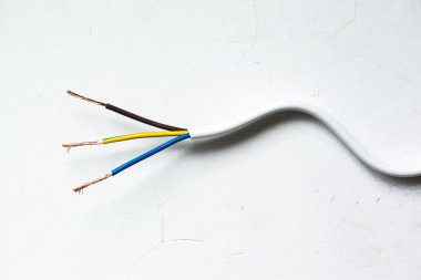 Birçok kabloyla elektrik ekranlı kablo