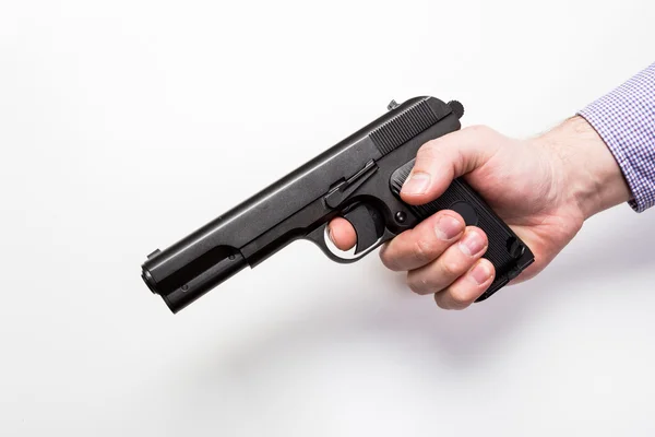 Gun isolated on a white background — Stock Photo, Image