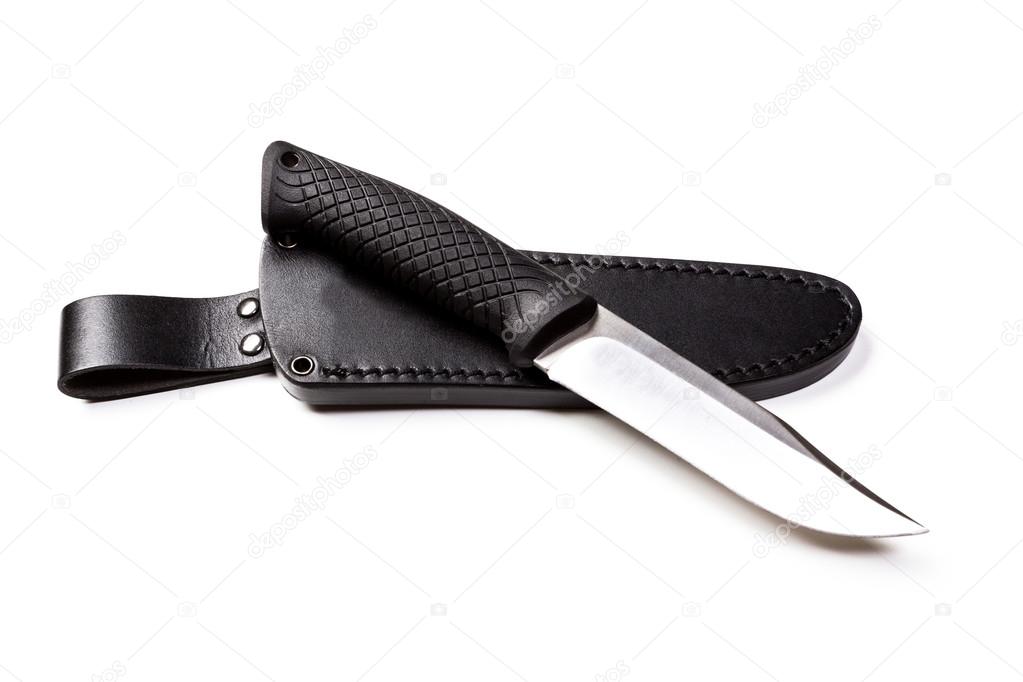 Army knife isolated on white