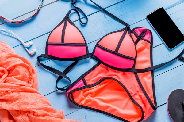 Bikini rosa de moda —  Fotos de Stock
