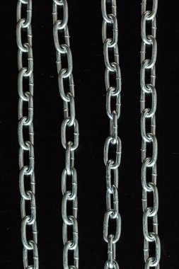 metal zincirine yakın çekim 