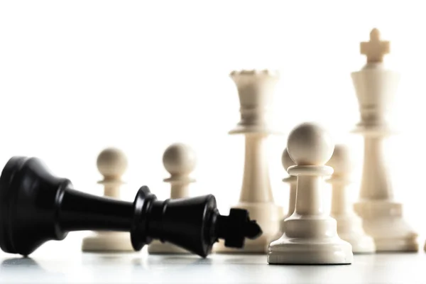 Chess cijfers geïsoleerd — Stockfoto