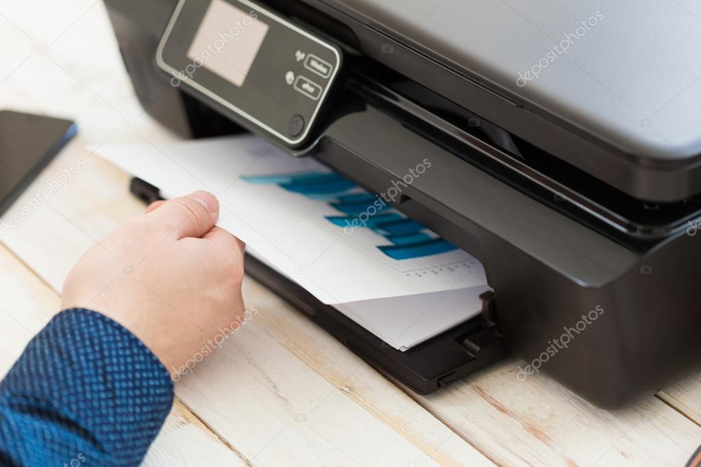 Working with printer in office