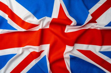 Büyük Britanya 'nın dalgalı bayrağının fotoğrafı