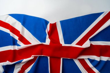 Büyük Britanya 'nın dalgalı bayrağının fotoğrafı