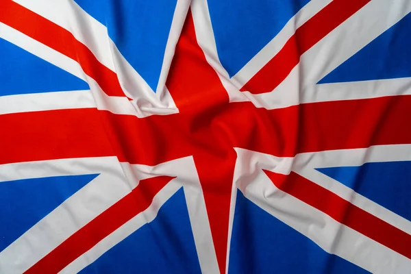 Foto de la bandera ondulada de Gran Bretaña — Foto de Stock