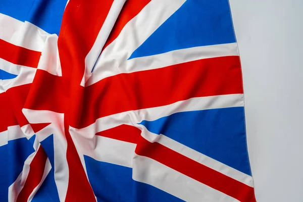 Foto der gerafften Flagge von Großbritannien — Stockfoto