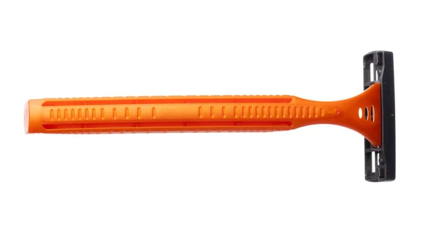 Disposable shaver razor isolated on white background — Stock Photo, Image