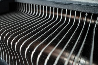 Bilgisayar soğutma sistemi makro fotoğraf örgüsü