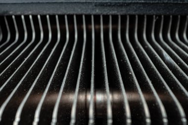 Bilgisayar soğutma sistemi makro fotoğraf örgüsü