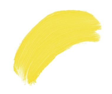 Aydınlatıcı sarı kozmetik lekeler beyaz üzerinde izole