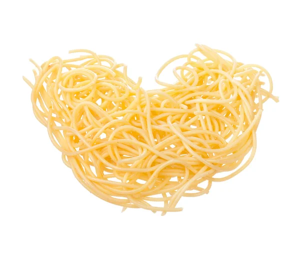 Miska spaghetti izolowana na białym tle — Zdjęcie stockowe