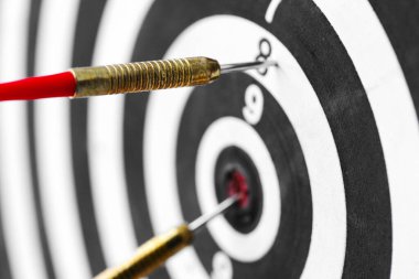 dartboard iş başarısı konsepti