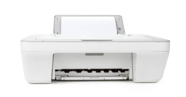 Mürekkep jet yazıcısı beyaz arkaplanda izole edildi