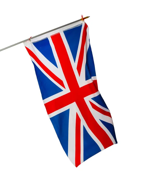 Флаг Великобритании изолирован на белом фоне — стоковое фото