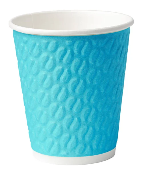 Papper kopp kaffe isolerad på vit bakgrund — Stockfoto