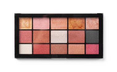 Beyaz üzerine renkli göz falı paletleri uydur