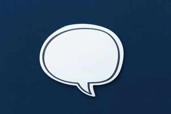 Social Media Chat Concept. Blank empty chat bubble for text — Stock Photo, Image