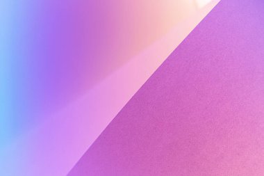 Neon ışıkta renkli geometrik kağıt arkaplan