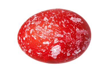 Renkli Paskalya Yumurtası beyazda izole