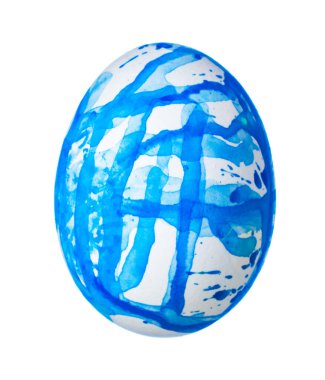 Renkli Paskalya Yumurtası beyazda izole