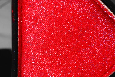 Dekoratif kozmetik arkaplan, göz makyajı toz dokusu kapat