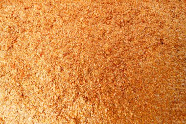 Parlak ışıltılı makyaj, bastırılmış göz makyajı dokusu, kapat.