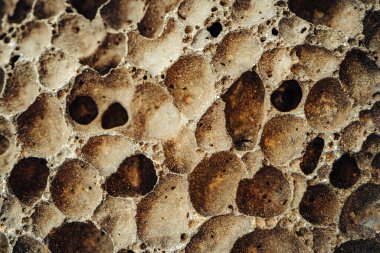 Köpük beton duvar dokusu kapat