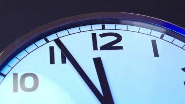 Duvardaki saat yüzünün videosunu kapat