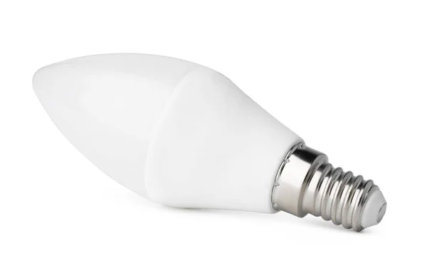 One light bulb isolated on white background — Stock Photo, Image