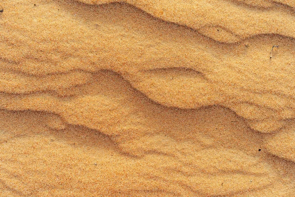 Wavy sand texture in Dubai desert close up — Stock Photo, Image
