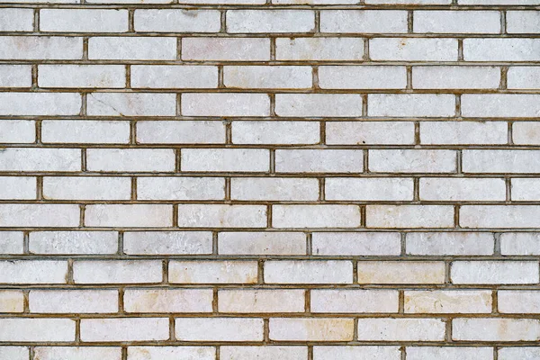 Weiße alte Backsteinmauer Hintergrund, Kopierraum — Stockfoto