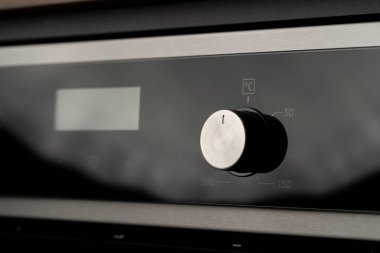 Modern fırın kontrol düğmesi kapat