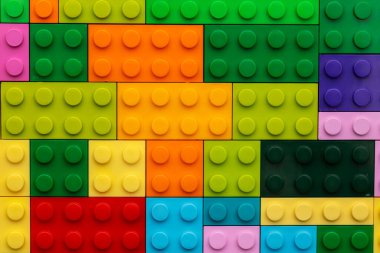 Çocukların plastik bina malzemelerinin ayrıntıları