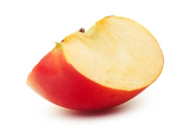 beyaz arkaplanda elmalar