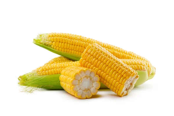 Corn on a white background — Stock Photo, Image