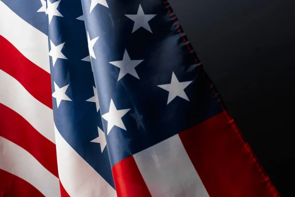 Vintage American flag on a chalkboard with space for text — Stock Photo, Image