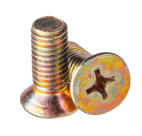Metal bolt isolated on white background — Stock Photo, Image