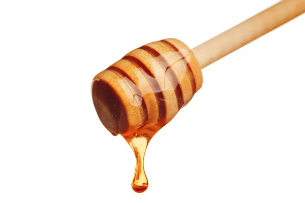 Méz és méz fésű bottal — Stock Fotó