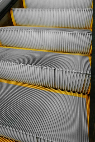 Escalator stairs close up in a shopping mall — Stock Photo, Image