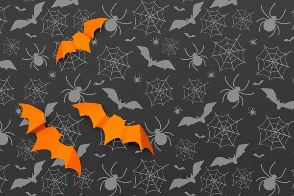Halloween achtergrond en decoratie concept - vleermuizen vliegen — Stockfoto