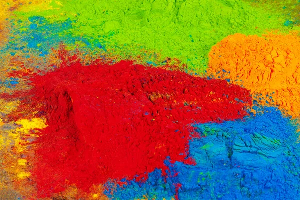 Um monte de cores colocadas sobre fundo de madeira fechar — Fotografia de Stock