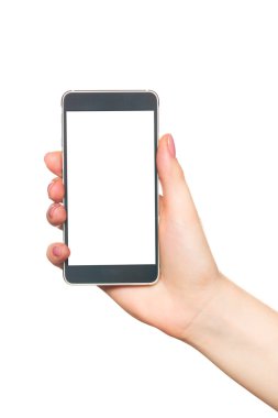 hareket eden telefon içinde el