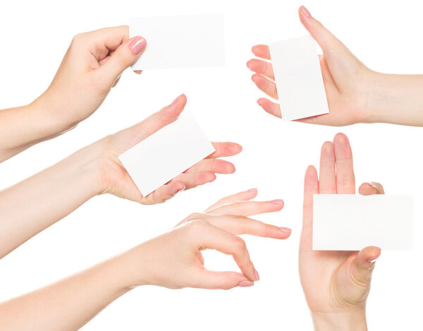 Набор из множества различных рук
