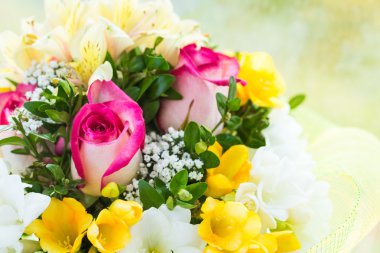 Çiçek buketi arkaplanı