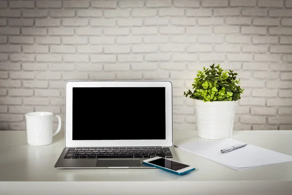 Tablet, notepad, computer — Stock Photo, Image