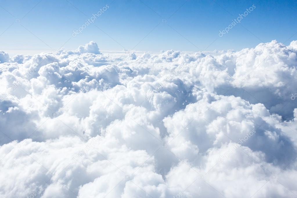 White Clouds and sky