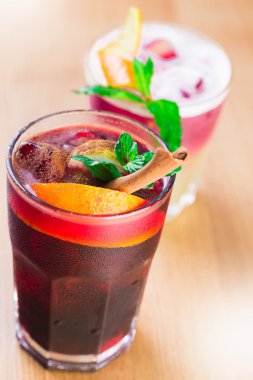 kokteyller yakın çekim