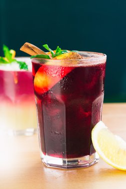 kokteyller yakın çekim