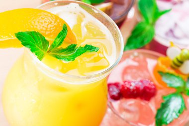 kokteyller yakın çekim